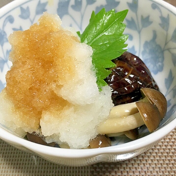 簡単 なすとしめじのおろし和え レシピ 作り方 By にしちゃんnn 楽天レシピ